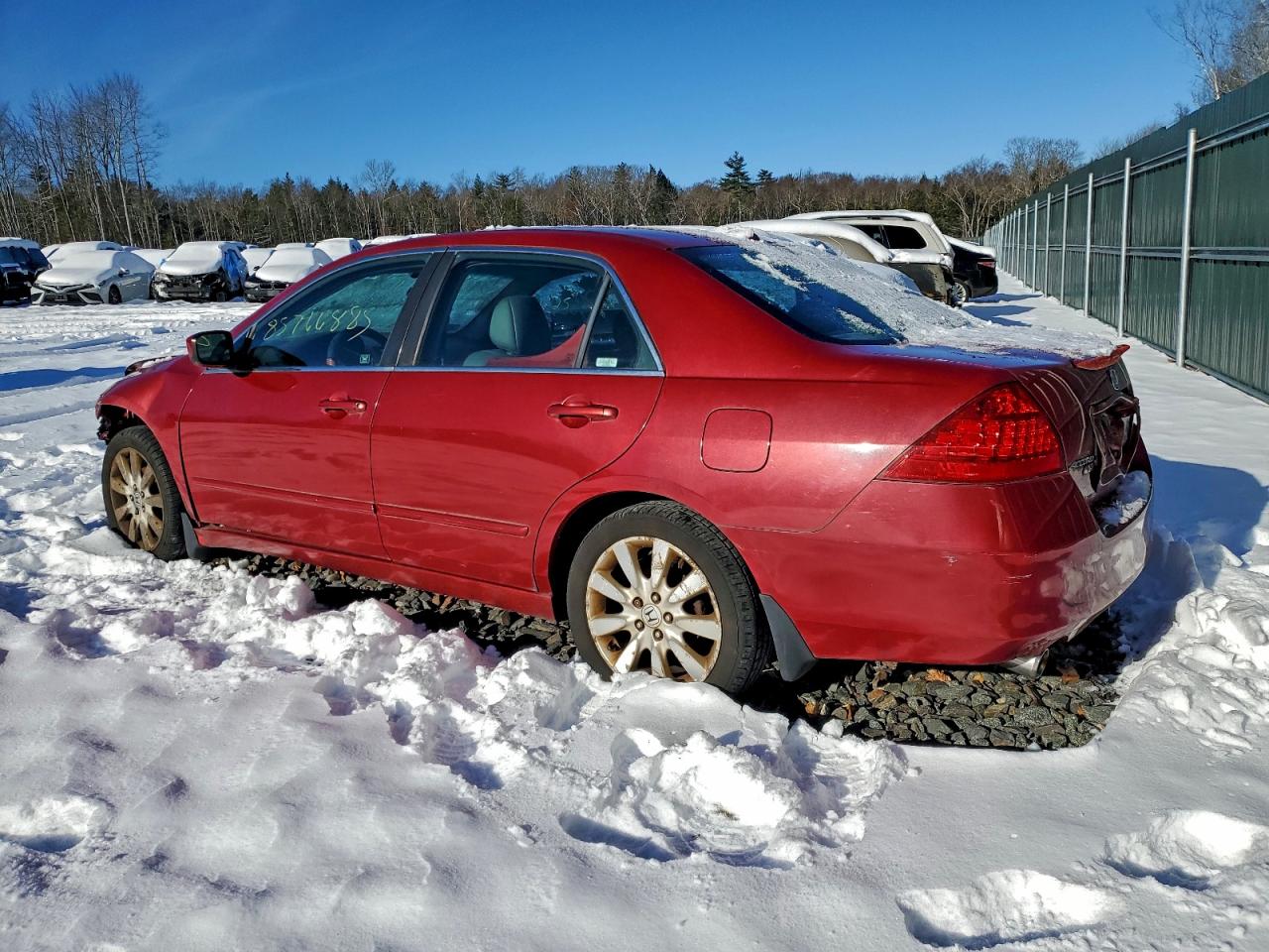 Lot #3315658771 2007 HONDA ACCORD EX
