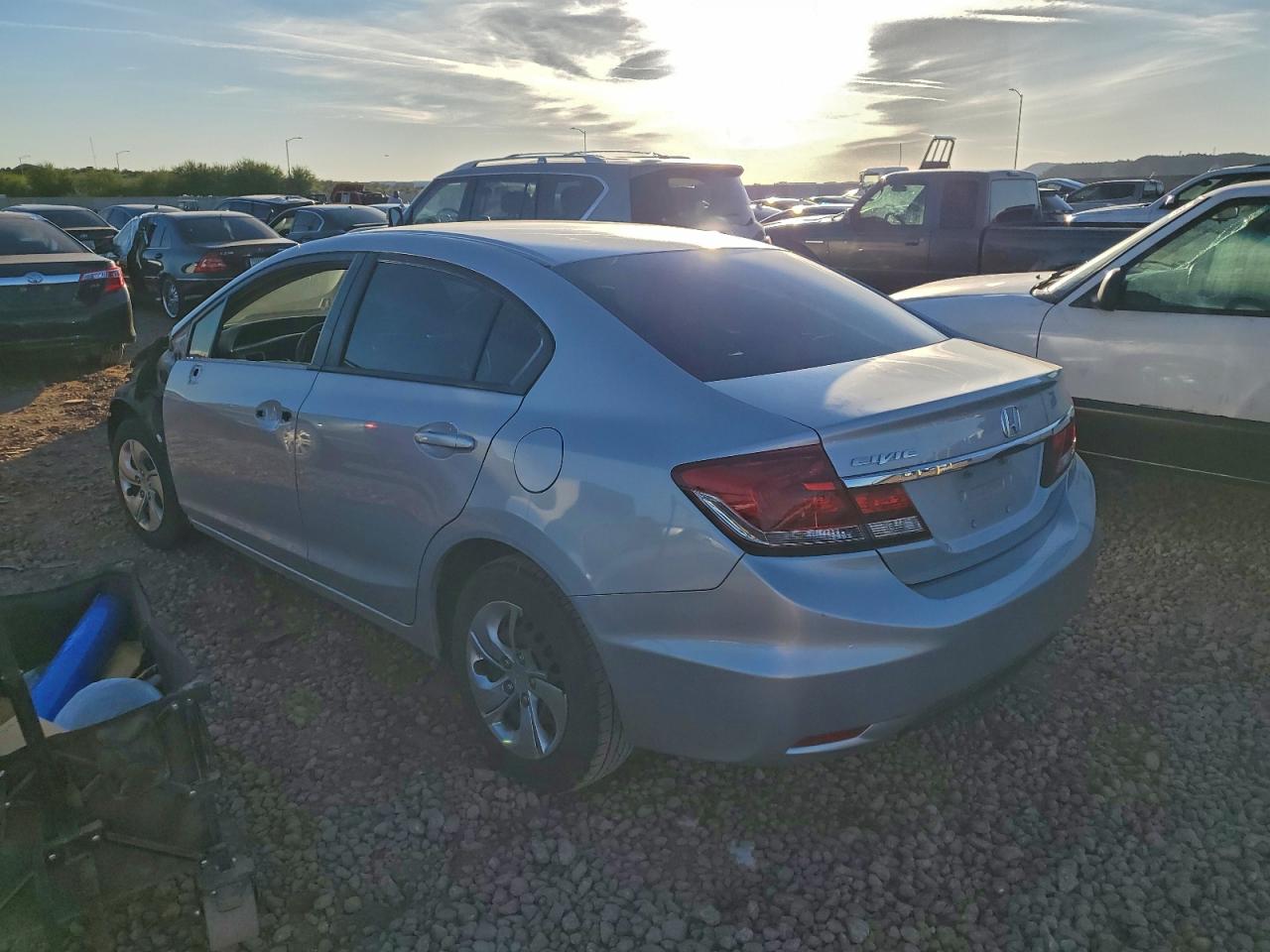 Lot #3317177137 2015 HONDA CIVIC LX