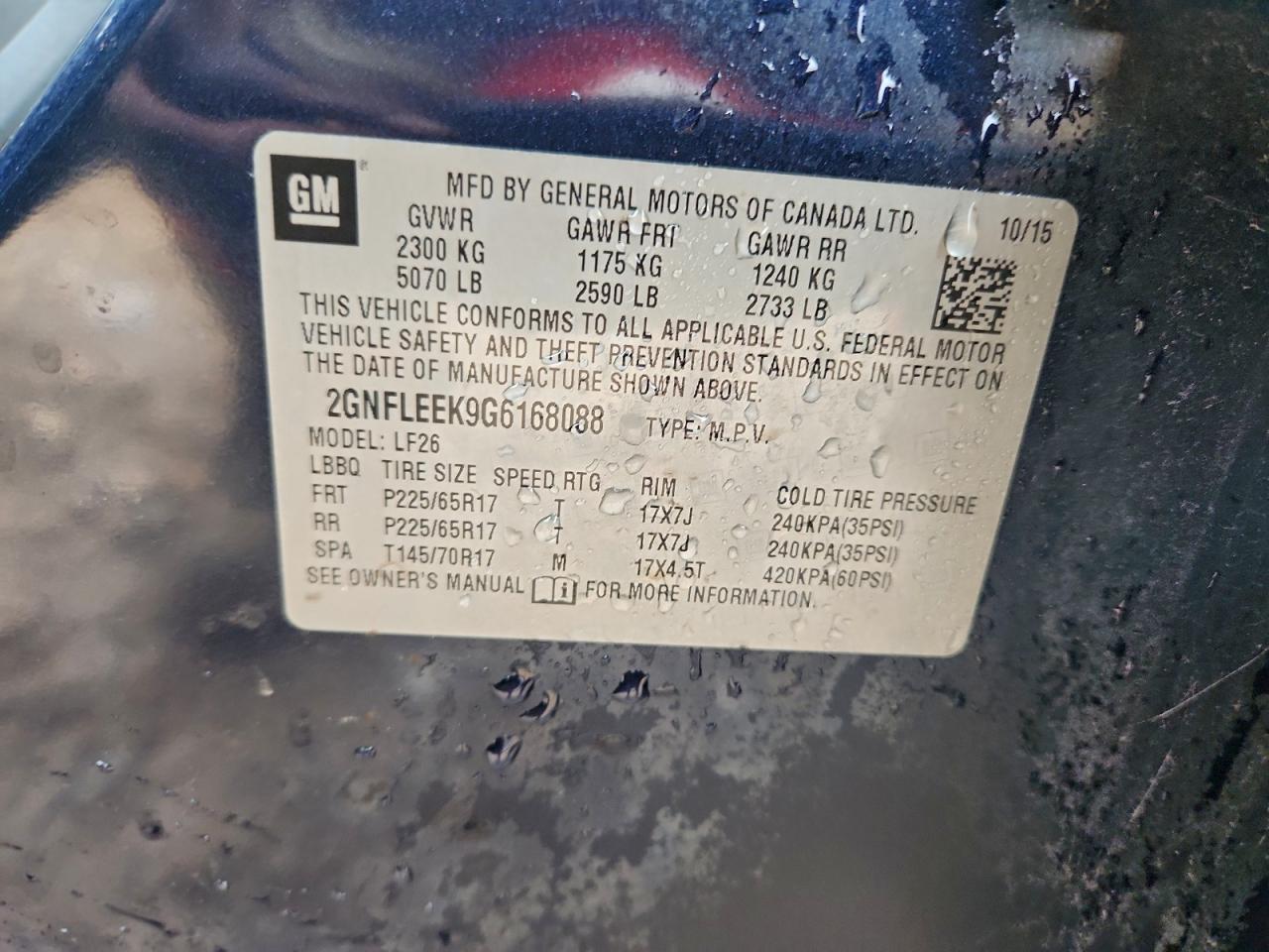 CHEVROLET EQUINOX LS