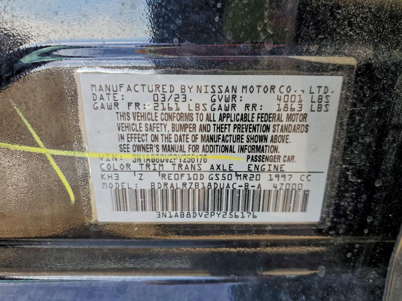 2023 NISSAN SENTRA SR #3302782899