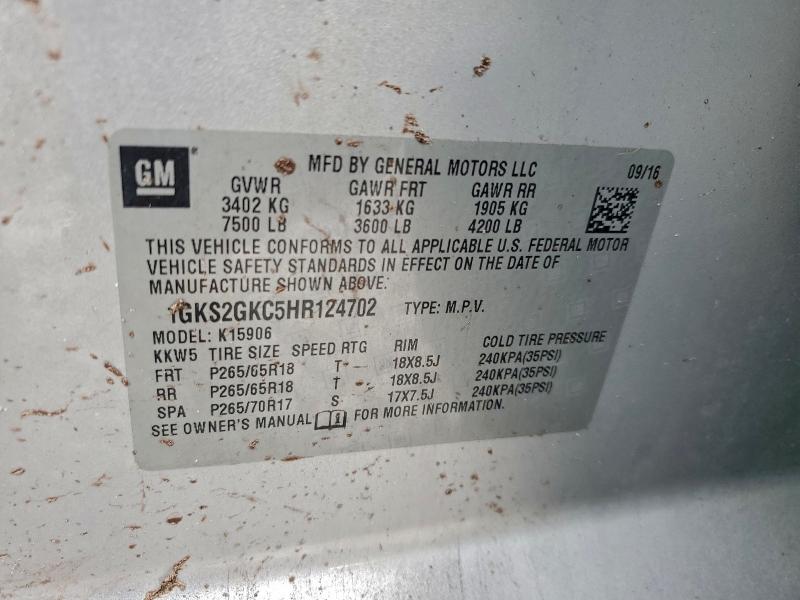 2017 GMC YUKON XL K #3303969696