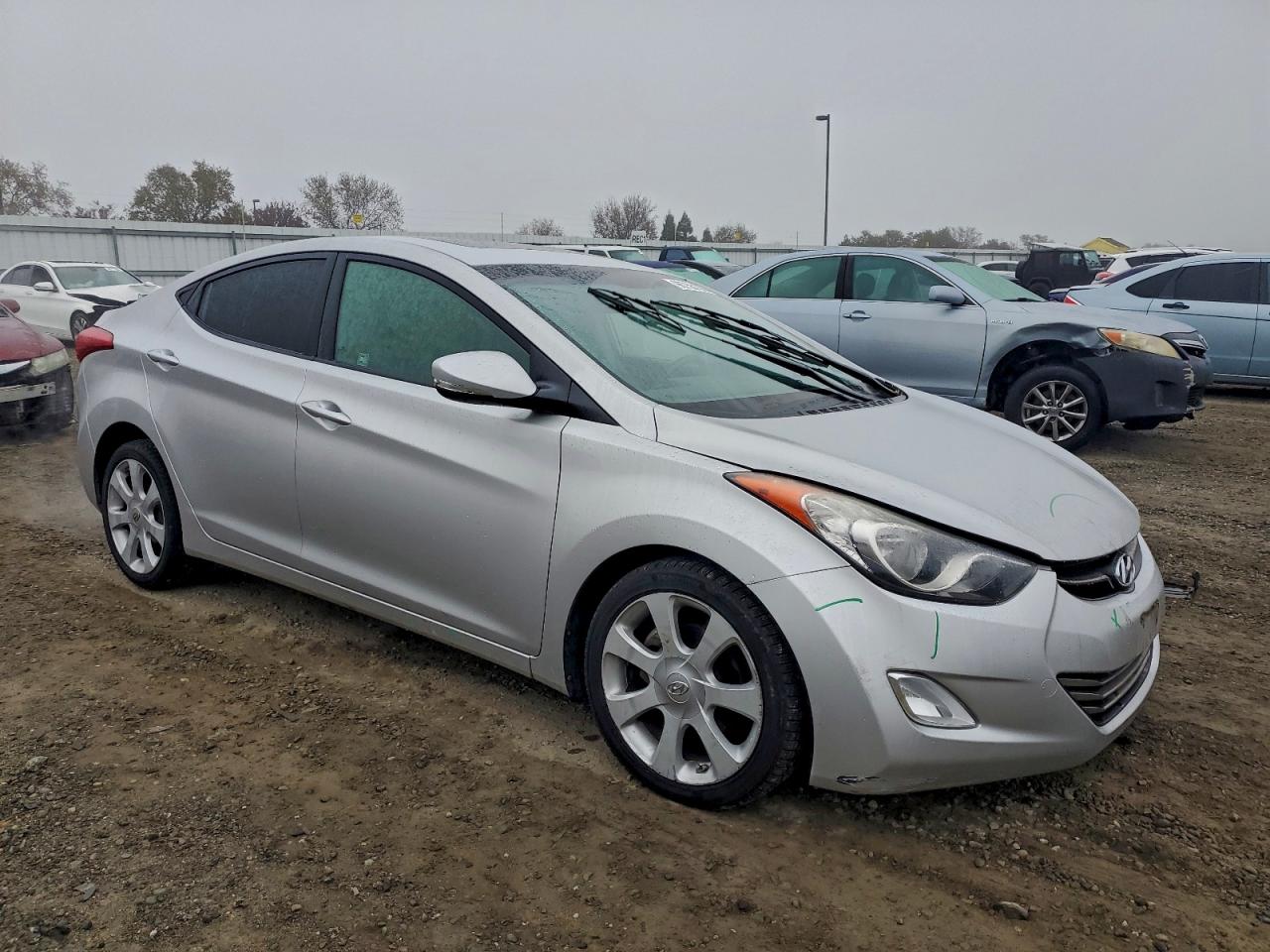 Lot #3316698526 2012 HYUNDAI ELANTRA GL