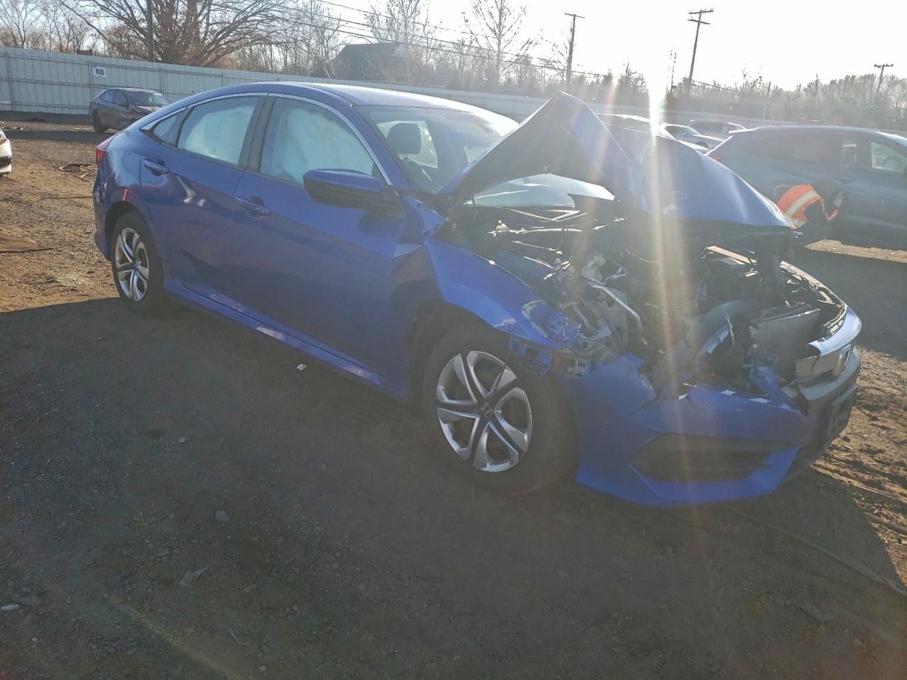 Lot #3312266829 2016 HONDA CIVIC LX