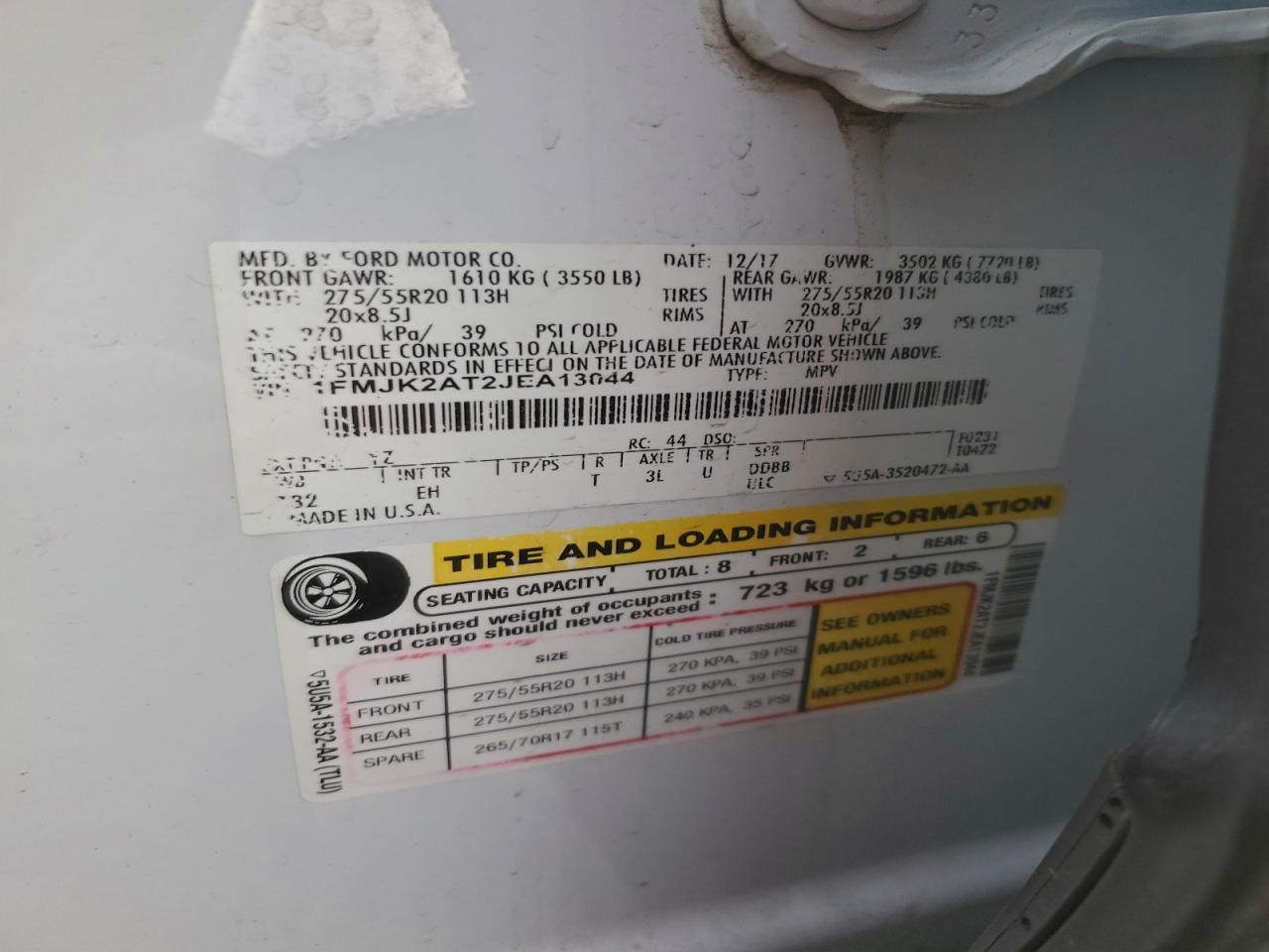 FORD EXPEDITION MAX LIMITED