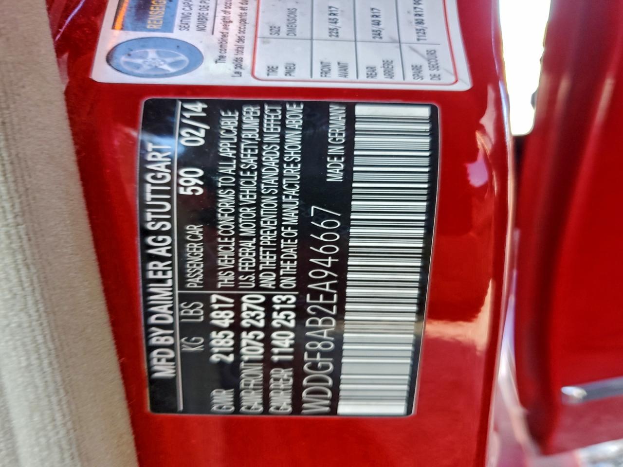 Lot #3315941086 2014 MERCEDES-BENZ C 300 4MAT