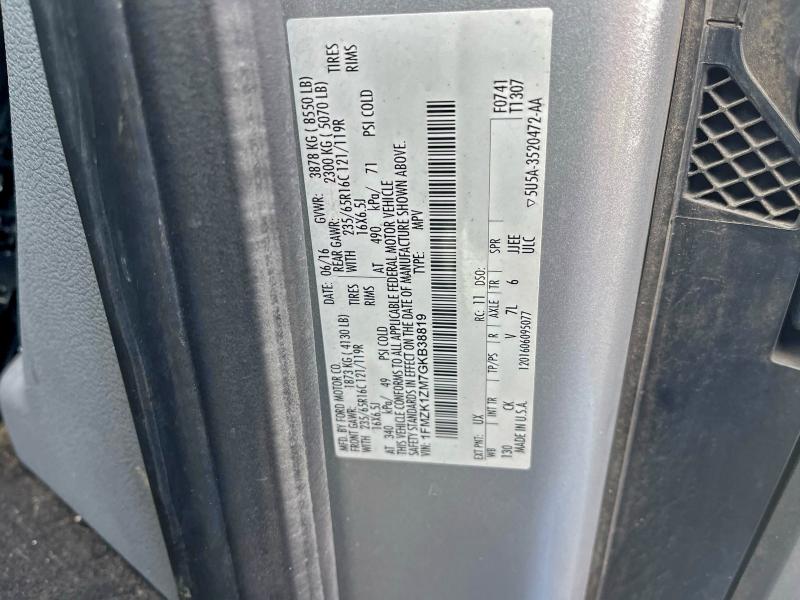 2016 FORD TRANSIT T- #3304853539