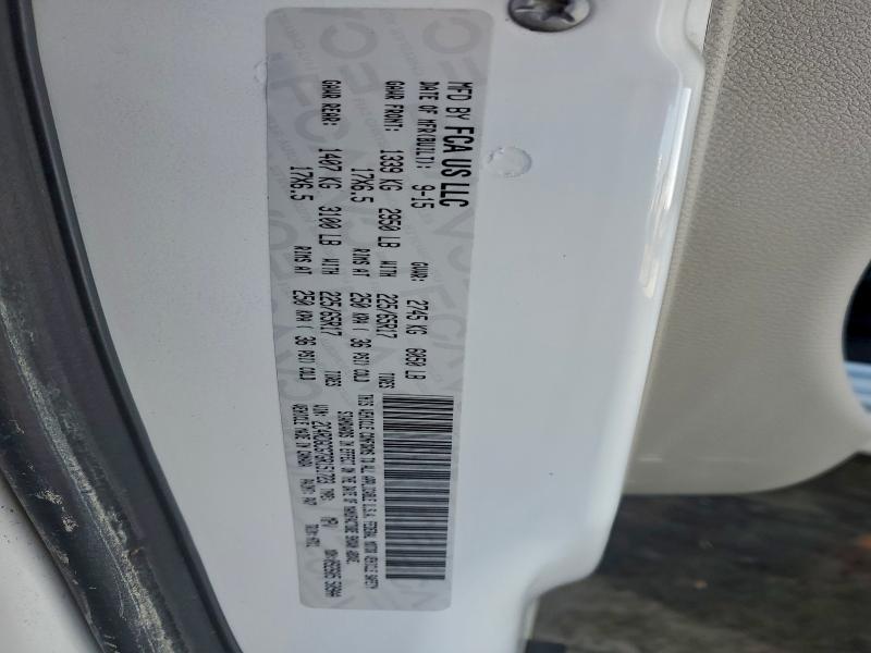 2016 DODGE GRAND CARA #3308522576