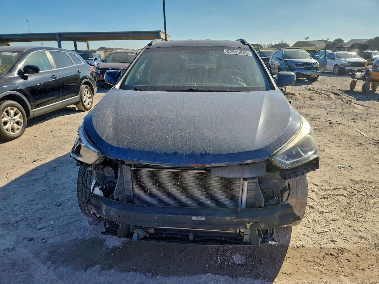 Lot #3315925093 2017 HYUNDAI SANTA FE S