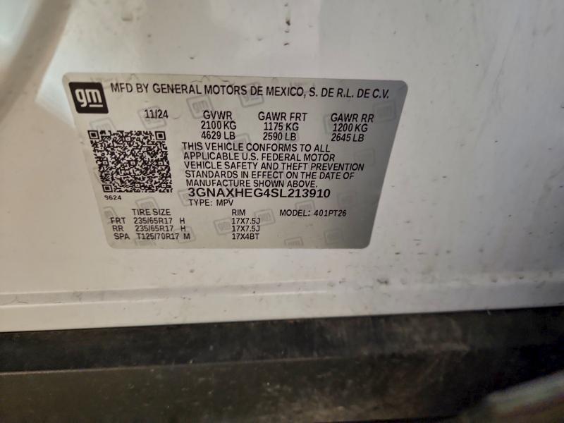 2025 CHEVROLET EQUINOX LT #3316975156