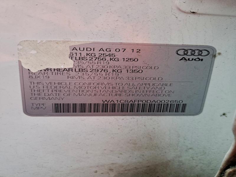 2013 AUDI Q5 PREMIUM #3303758441