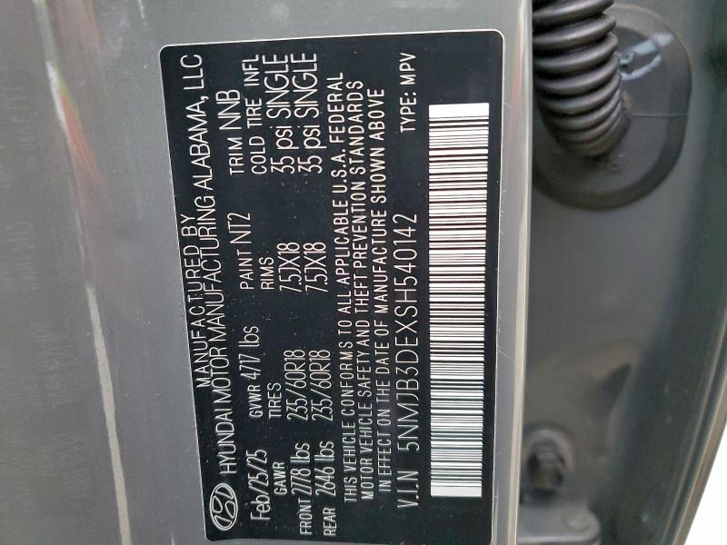 2025 HYUNDAI TUCSON SEL #3315769360