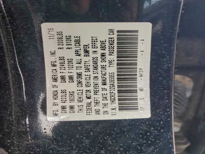 2016 HONDA ACCORD LX #3303904712