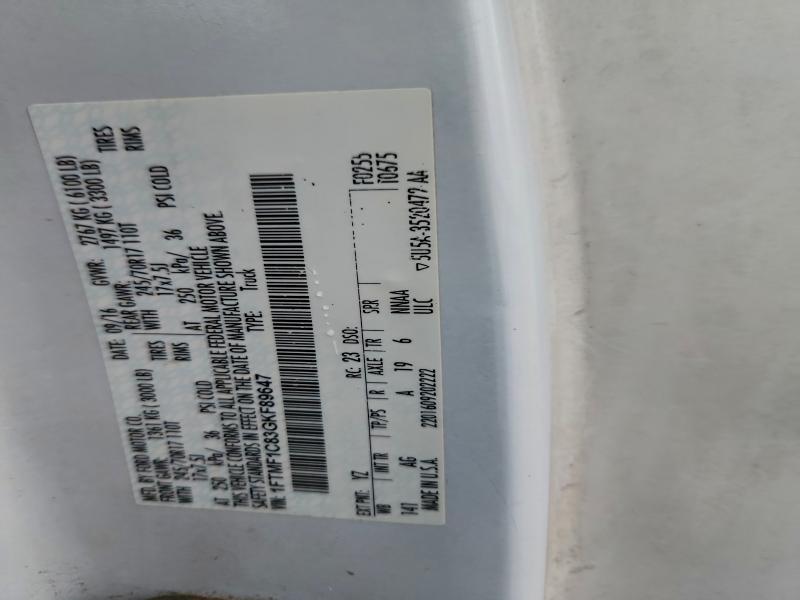 2016 FORD F150 #3305336306