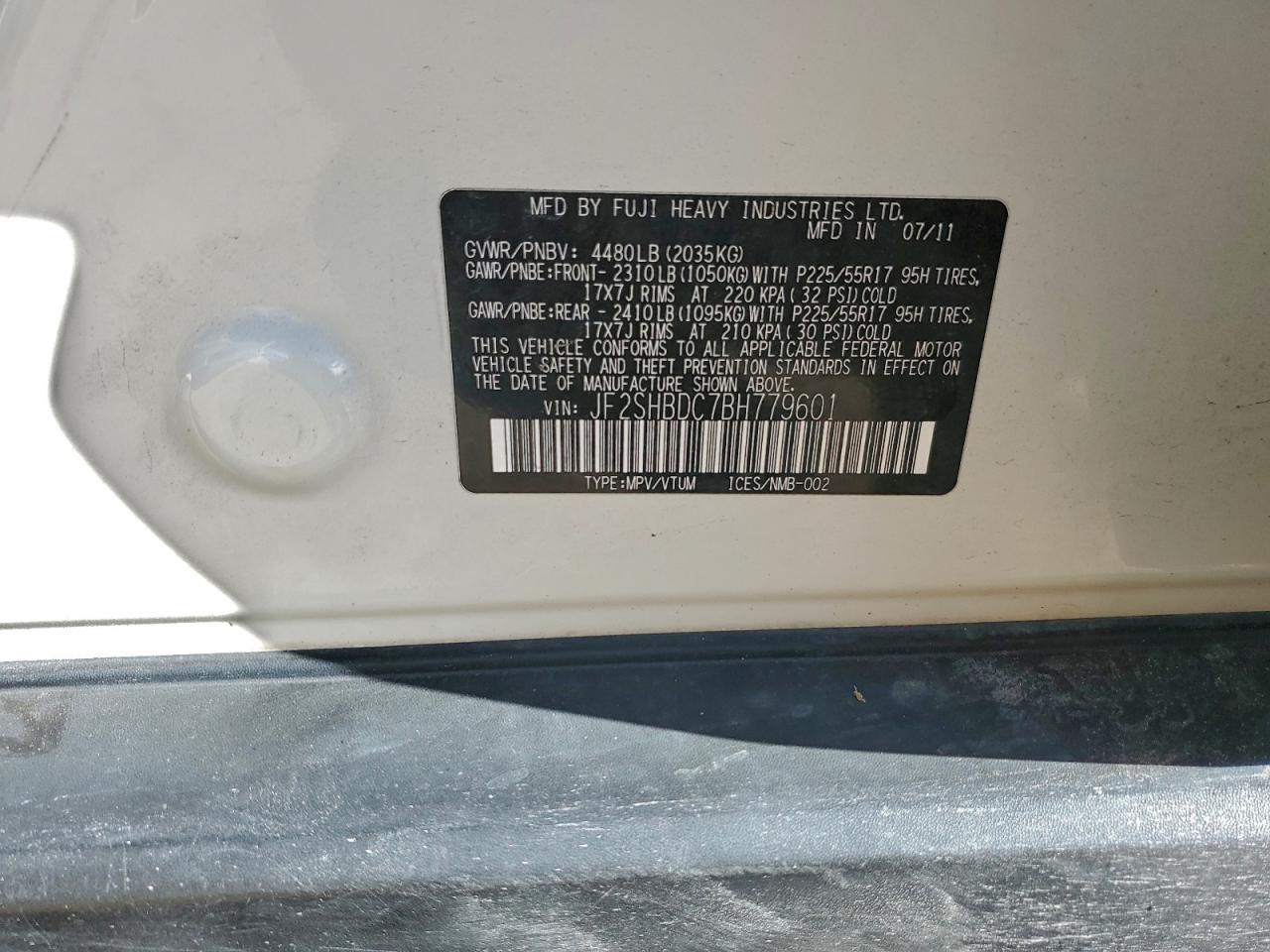 SUBARU FORESTER 2.5X PREMIUM