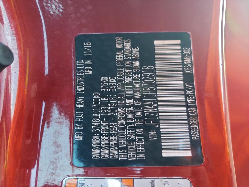 2017 TOYOTA 86 BASE #3305603863