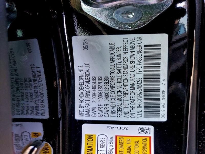 2025 HONDA ACCORD HYB #3301923440