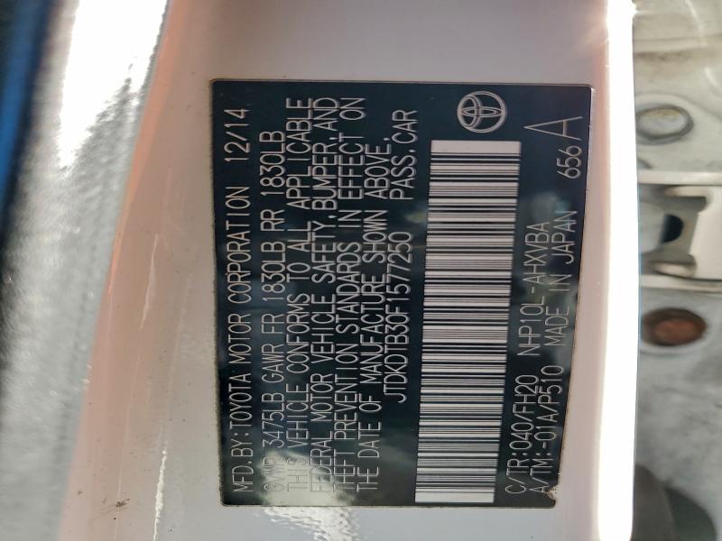 2015 TOYOTA PRIUS C #3317709072