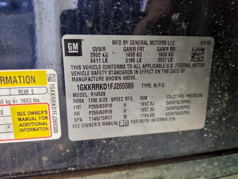 2015 GMC ACADIA SLT #3305296318