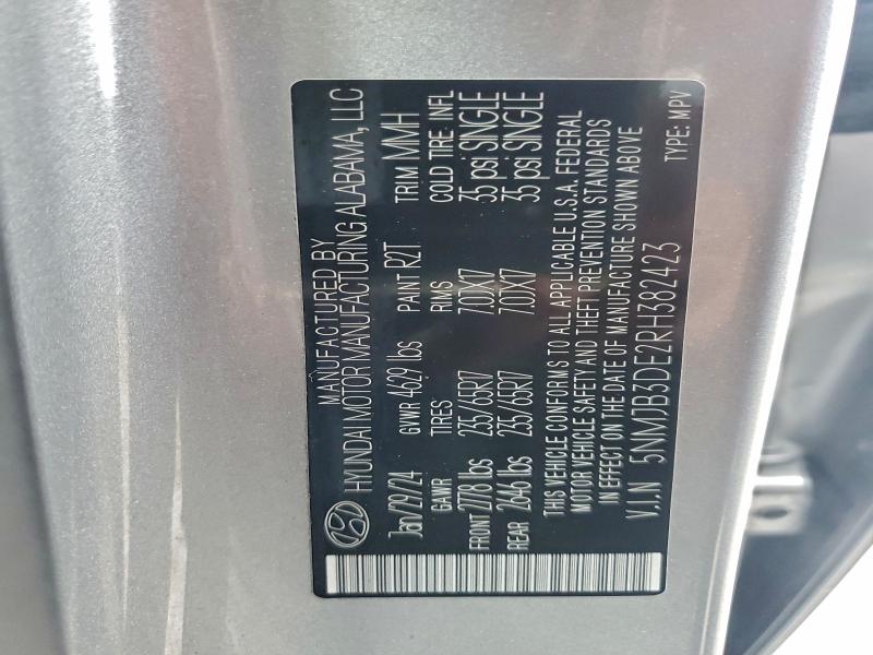 2024 HYUNDAI TUCSON SEL #3312673171