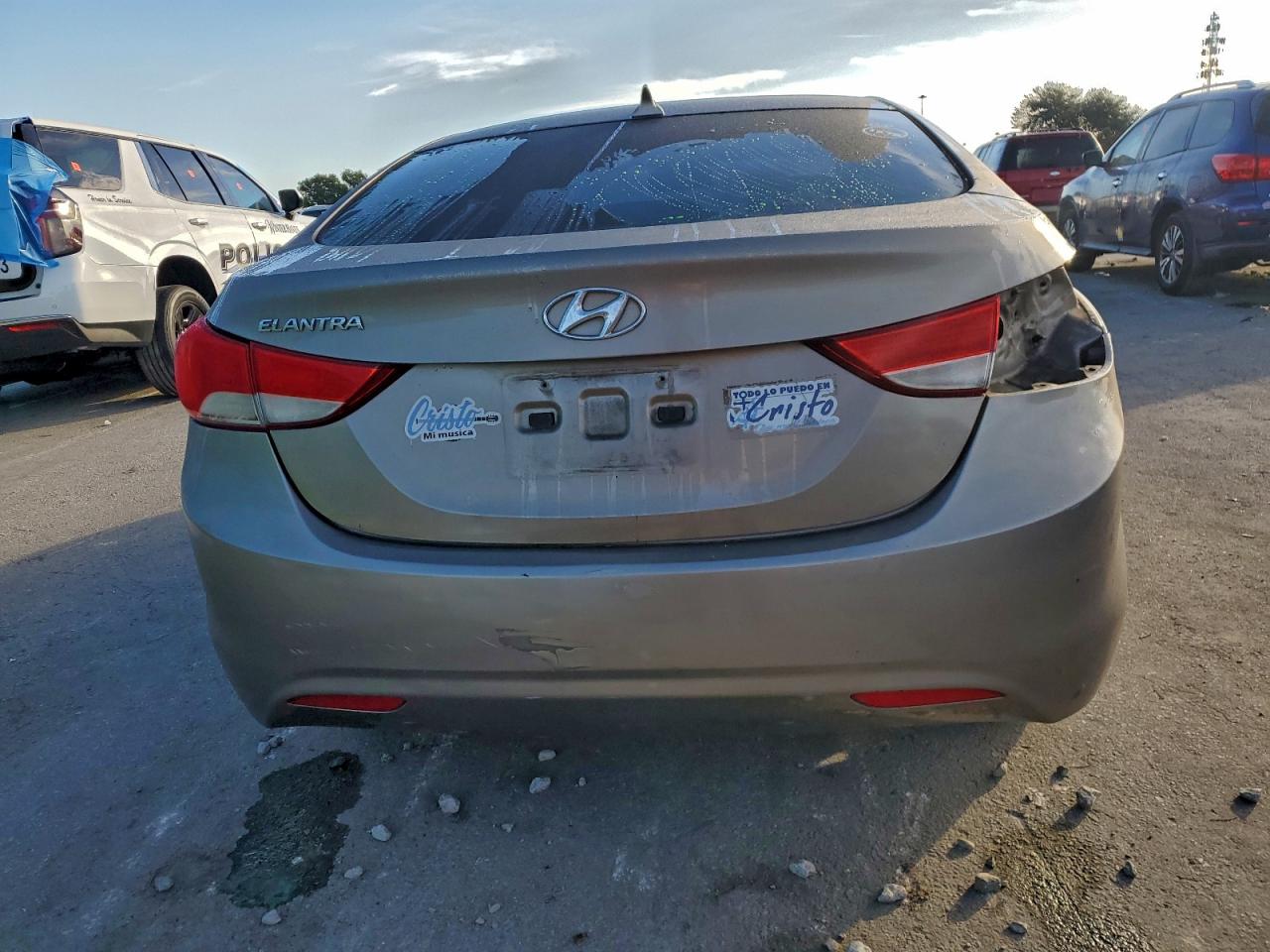 Lot #3315909137 2013 HYUNDAI ELANTRA GL