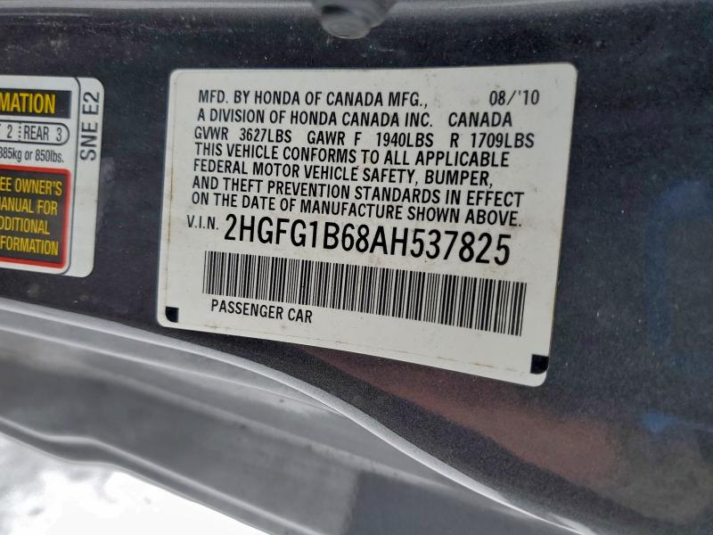 2010 HONDA CIVIC LX #3304753914