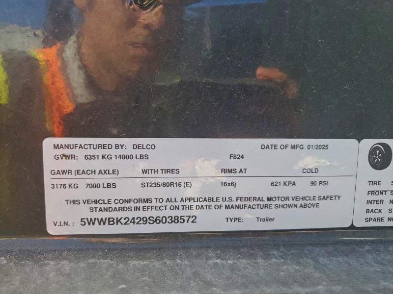 2025 DELCO TRAILERS TRAILER #3316983066