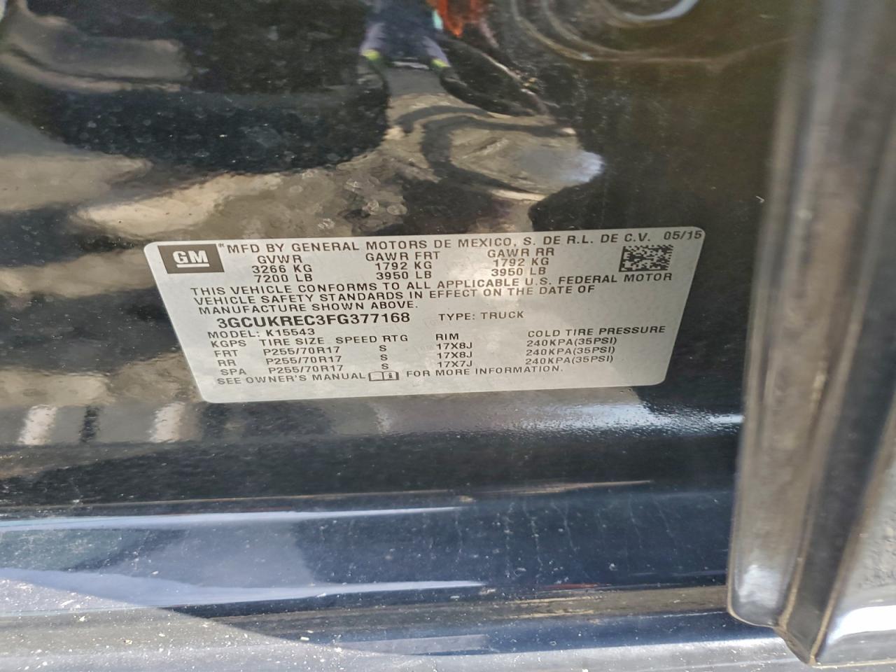 Lot #3311701239 2015 CHEVROLET SILVERADO