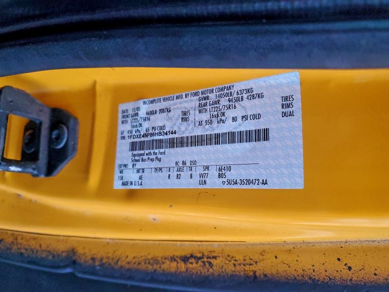 2006 FORD ECONOLINE #3310321966