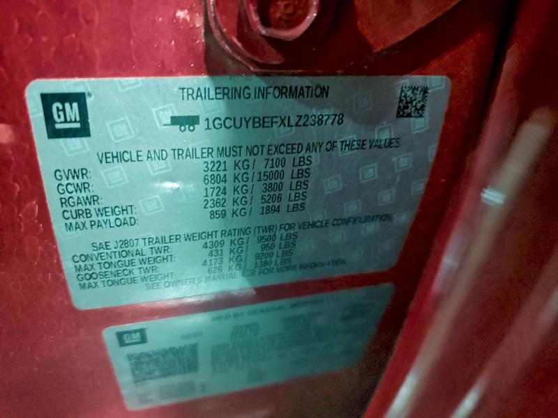 2020 CHEVROLET SILVERADO #3315781365