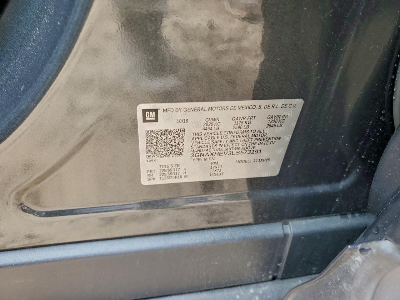 CHEVROLET EQUINOX LS