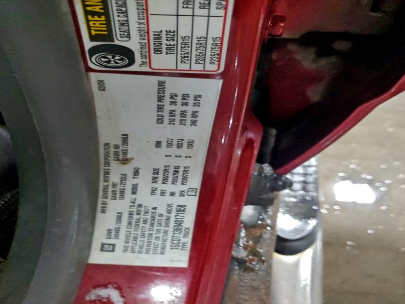 2004 CHEVROLET COLORADO #3310366975