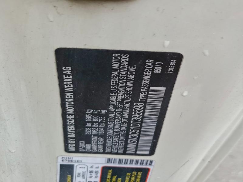 2013 MINI COOPER S #3301693644