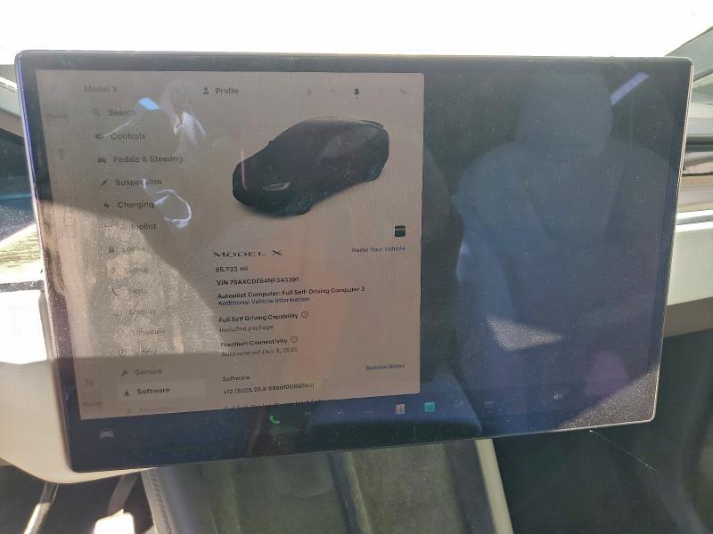 2022 TESLA MODEL X #3303843541