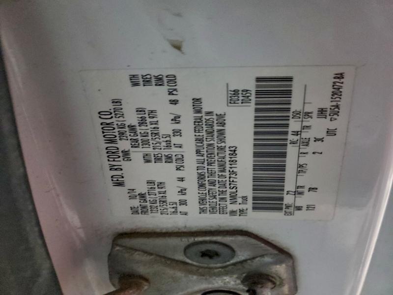 2015 FORD TRANSIT CO #3305561096