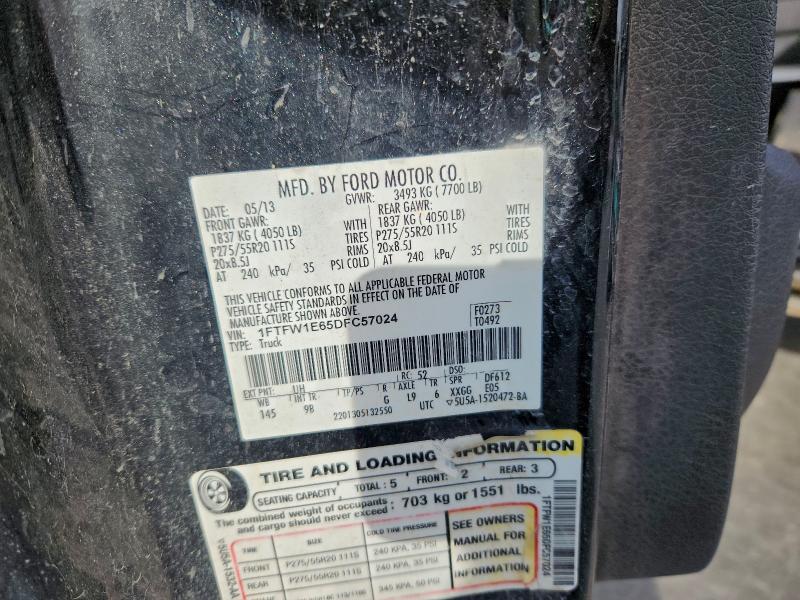 2013 FORD F150 SUPER #3318865928