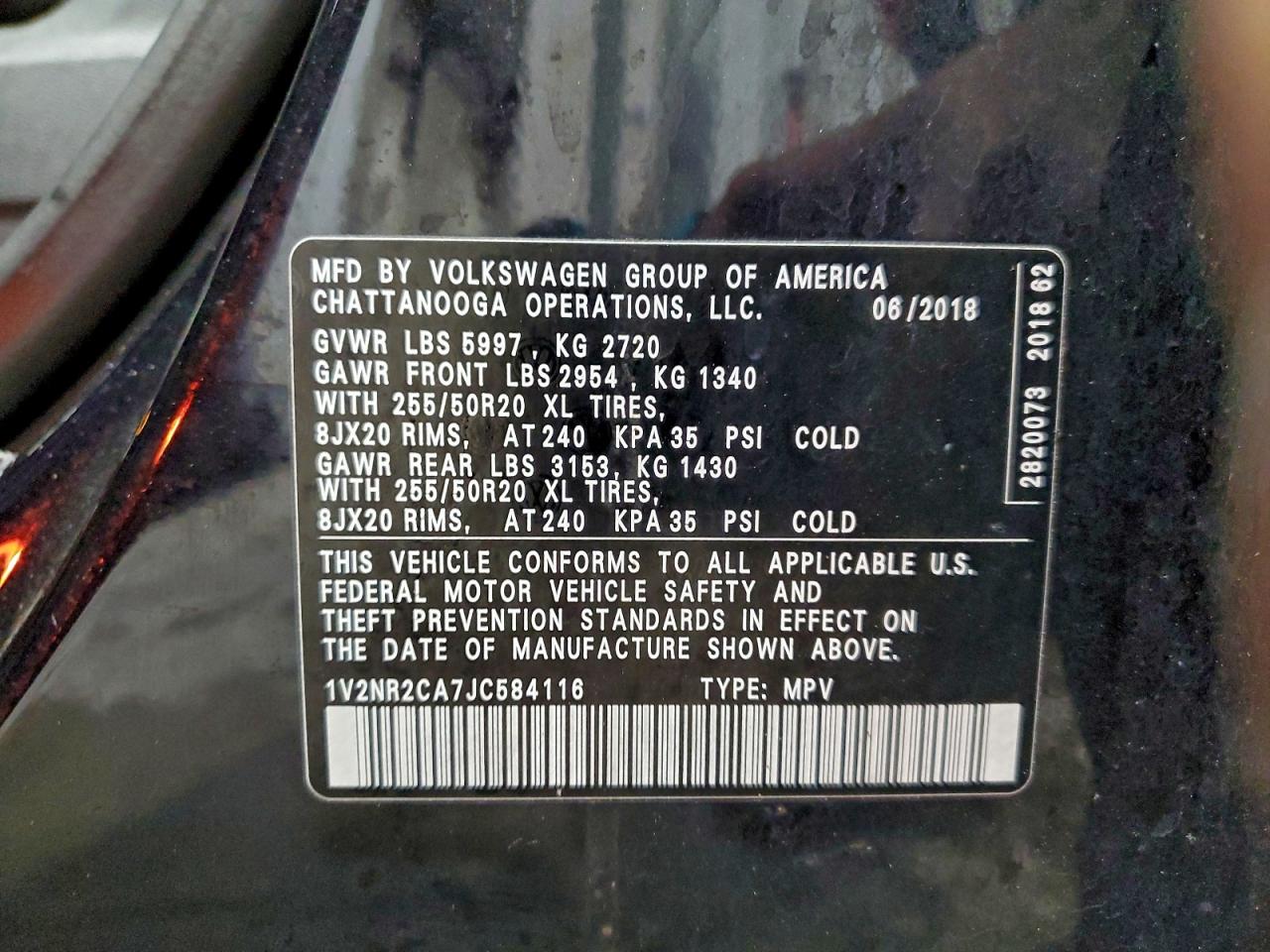 VOLKSWAGEN ATLAS SEL PREMIUM