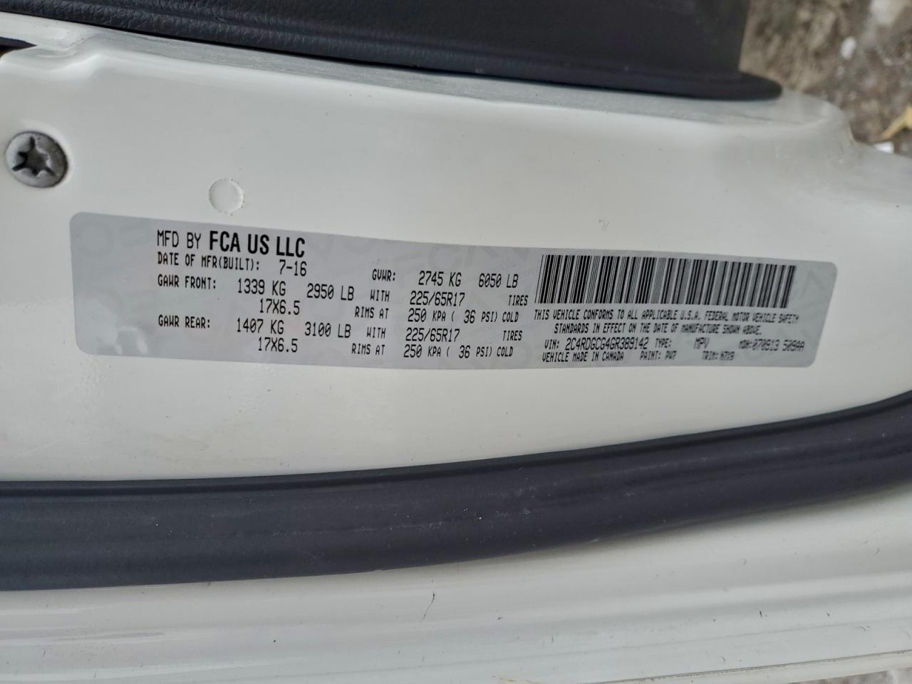 DODGE GRAND CARAVAN SXT