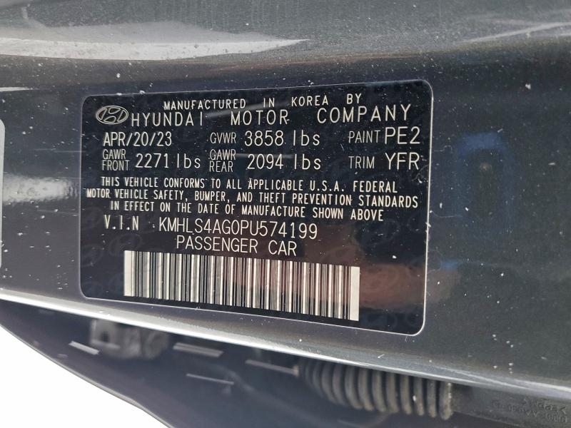 2023 HYUNDAI ELANTRA SE #3302723003