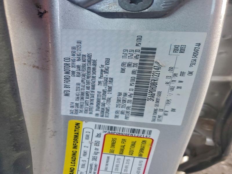 2015 FORD FUSION SE #3309455003