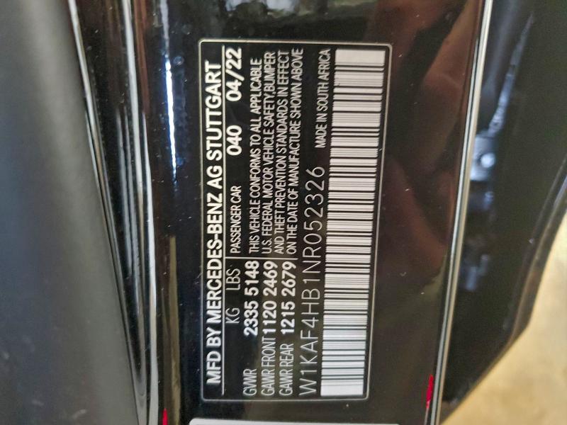 2022 MERCEDES-BENZ C 300 4MAT #3310481106