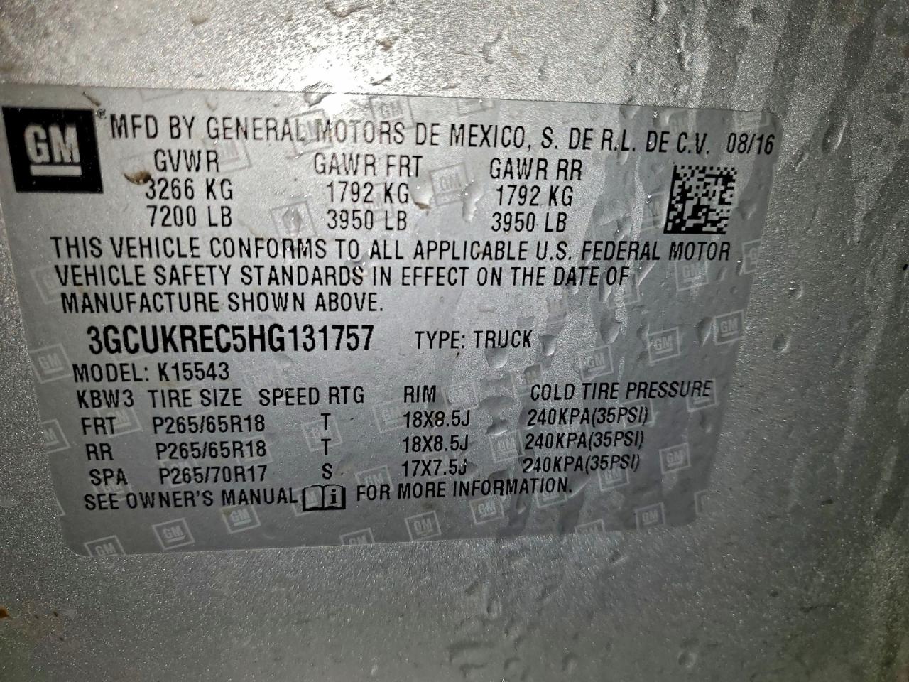 CHEVROLET SILVERADO K1500 LT