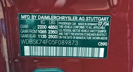 2005 MERCEDES-BENZ SL 55 AMG #3310424953