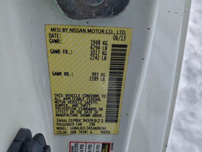 2013 NISSAN ALTIMA S #3304366584