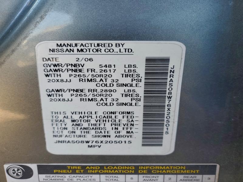 2006 INFINITI FX35 #3315719355