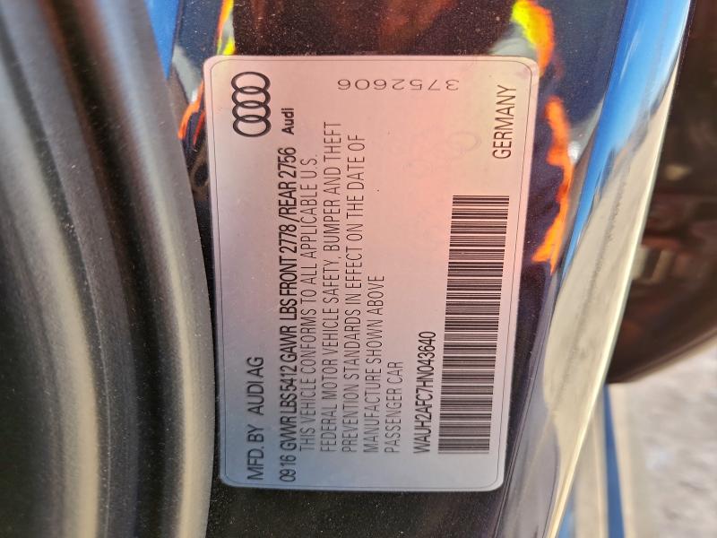 2017 AUDI A6 PRESTIG #3318865913