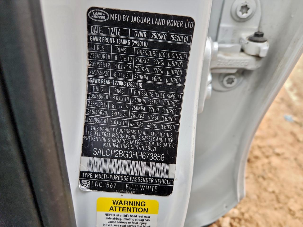 LAND ROVER DISCOVERY SE