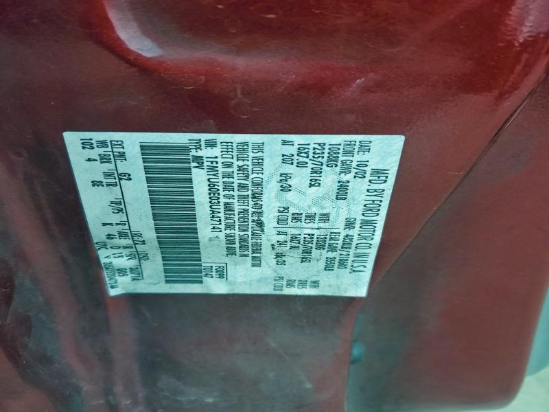 2003 FORD EXPLORER S #3303718419