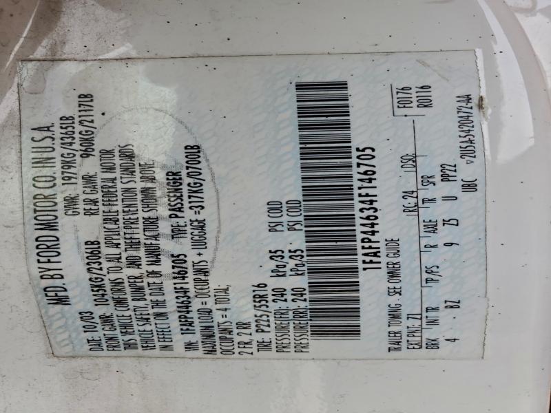 2004 FORD MUSTANG #3312426622