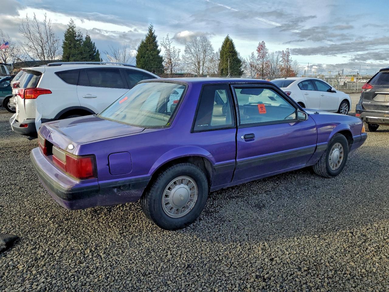 Lot #3302853886 1989 FORD MUSTANG LX
