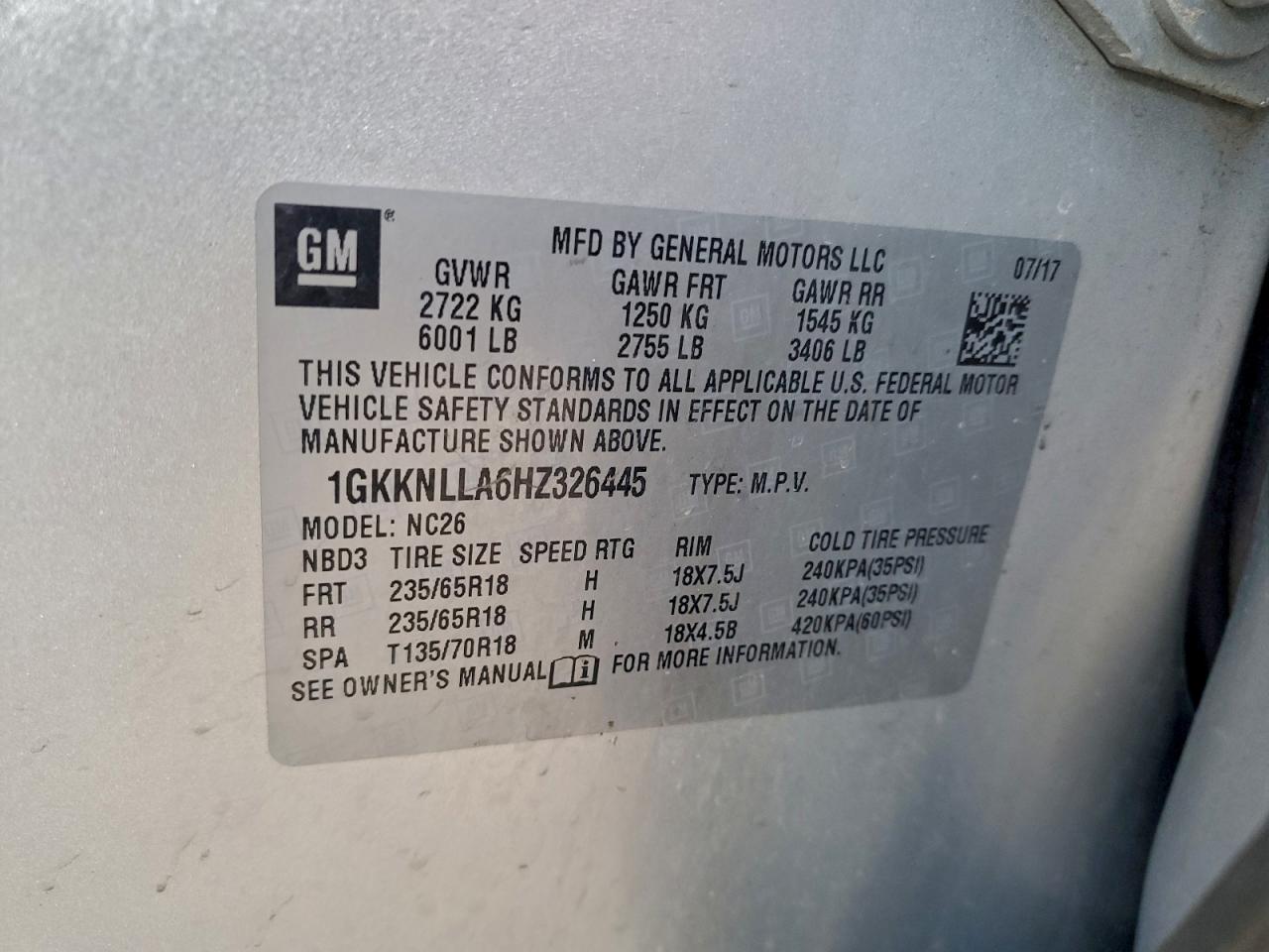 GMC ACADIA SLE